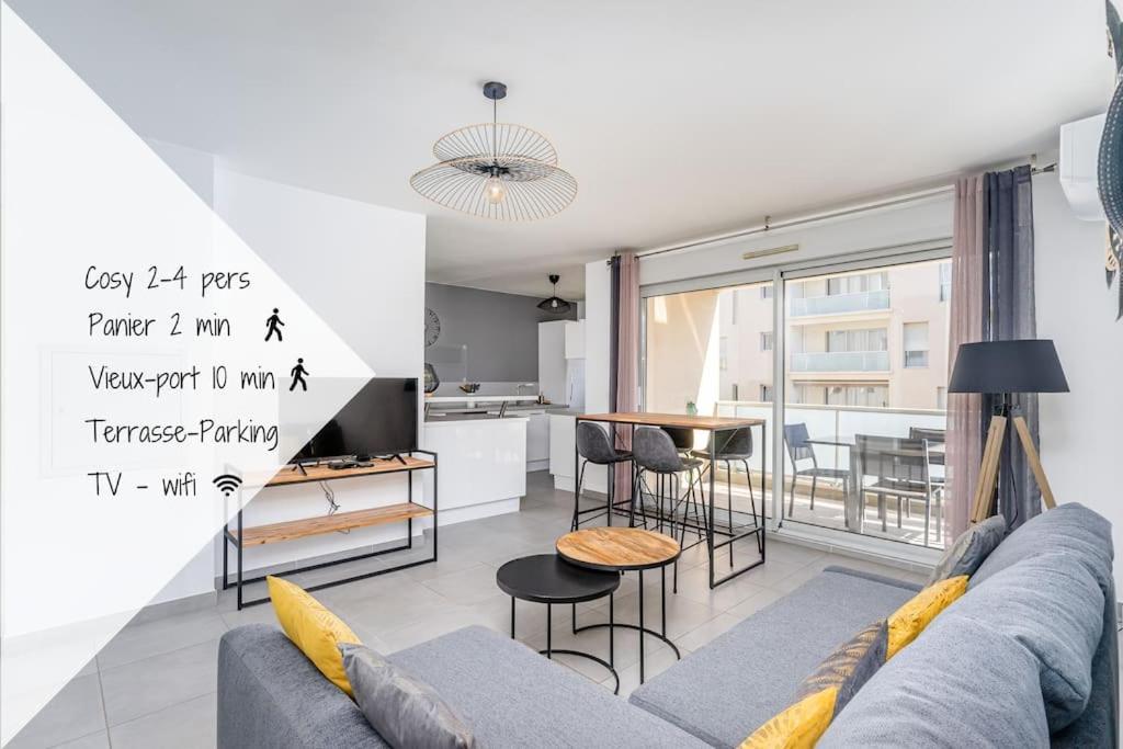 מרסיי Panier, Major, Appartement De 47 M2, Parking Et Terrasse מראה חיצוני תמונה